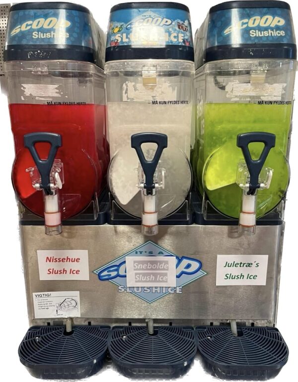 Scoop Slush Ice maskine 3 kamre x 12 liter