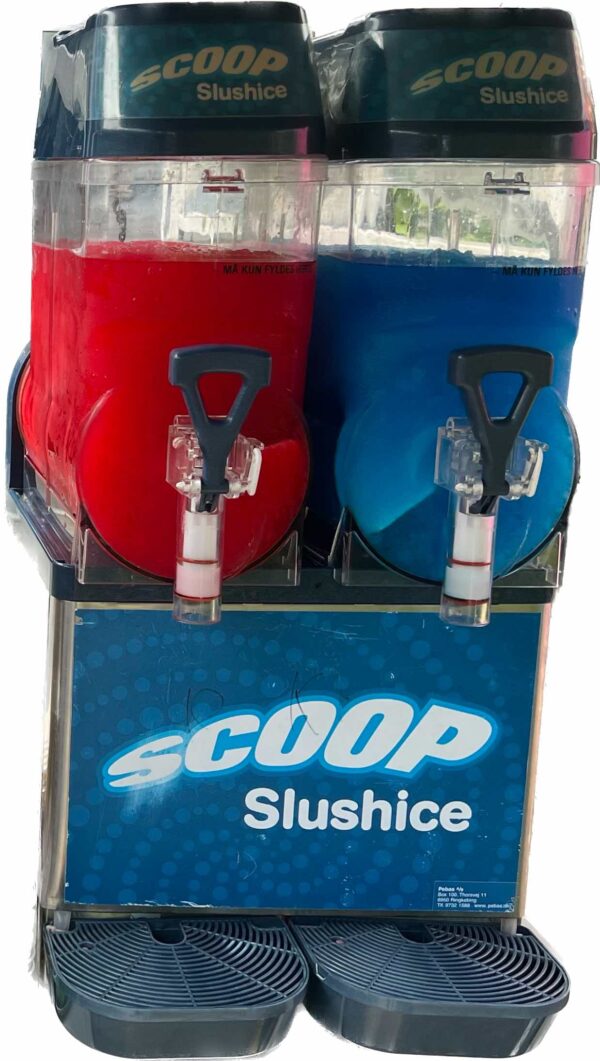 Scoop Slush Ice maskine 2 kamre x 12 liter