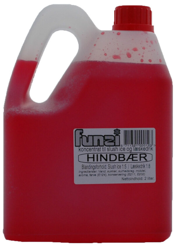 Slush Ice Koncentrat 2 liter - Hindbær